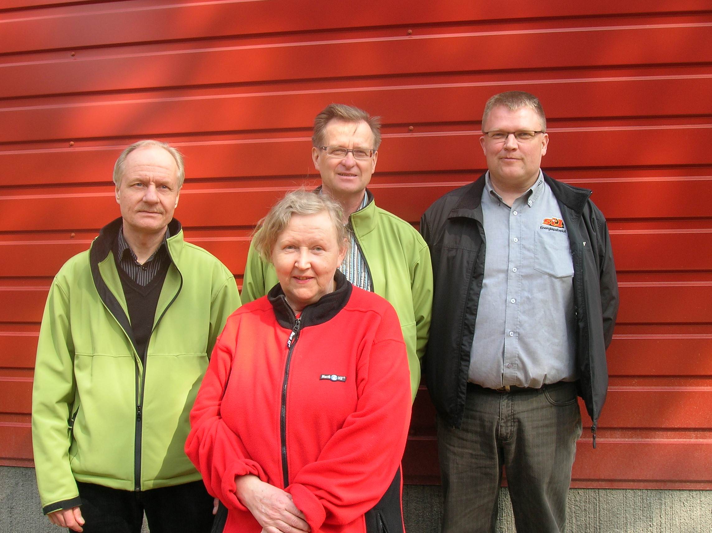Raija Raatikainen, Lauri Lahtinen, Jussi S�rkk� ja Jussi P�ivike